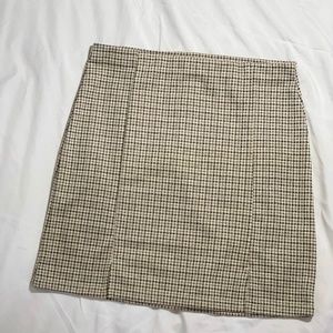 Plaid Mini Skirt